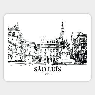 São Luís - Brazil Magnet